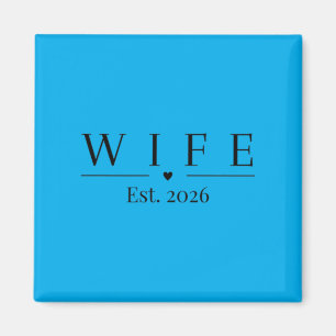 Ehefrau Est 2026 Heiratete Herr Und Frau Hochzeit Magnet