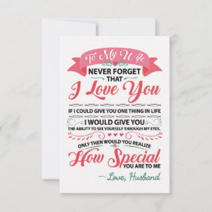 Ehefrau für meine Ehefrau, wie besonders RSVP Karte