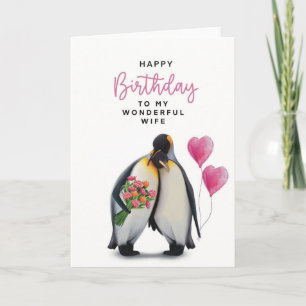 Ehefrau Geburtstagkarte Karte