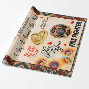 Ehefrau Geschenke   Brief an meine Ehefrau Liebe v Geschenkpapier