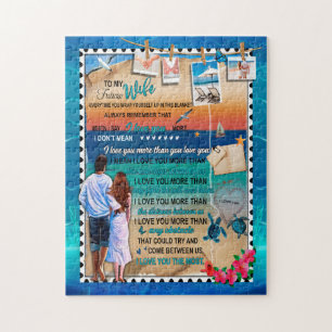 Ehefrau Geschenke Brief an meine Ehefrau Liebe v Puzzle