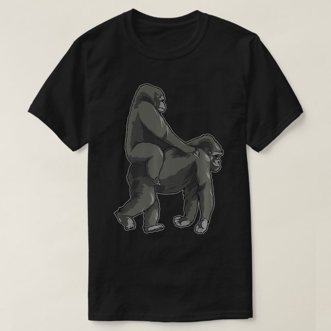 Ehefrau Gorilla Club T-Shirt (Design vorne)