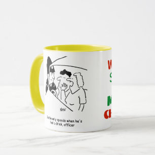 Ehefrau Husband's a Drink Driver Tasse