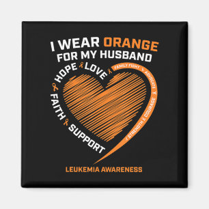 Ehefrau ich trage Orange für meine Muskelschmerzen Magnet
