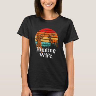 Ehefrau Jagd Tiere Stalking Frauen Grunter Lady Hu T-Shirt