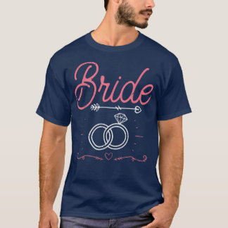 Ehefrau Junggeselinnen-Abschied Hochzeit Frauenbri T-Shirt