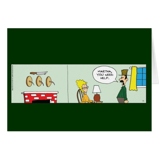 Ehefrau-Karte von Funny Bauern (Vorderseite (Horizontal))