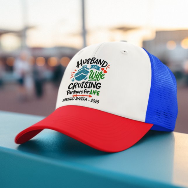 Ehefrau-Kreuzfahrtpartner für die Hütte Truckerkappe (Von Creator hochgeladen)