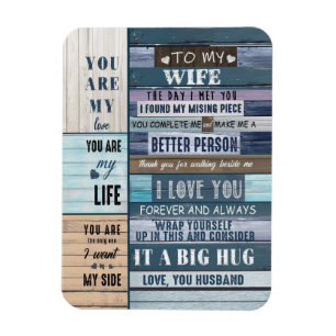 Ehefrau Liebhaber   Zu meiner Ehefrau I Liebe Sie  Magnet