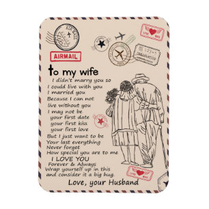 Ehefrau Liebhaber Zu meiner Ehefrau I Liebe Sie Magnet