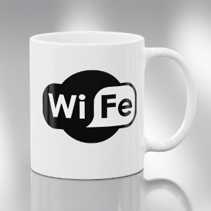 Ehefrau Logo Kaffeetasse