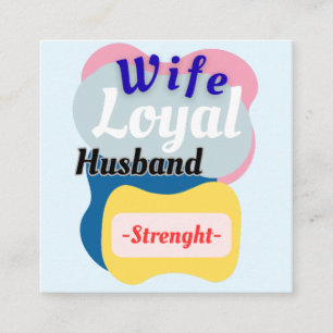 Ehefrau, Loyal-Mann, Stärke Treuekarte