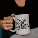 Ehefrau Mama Boss Badass Funny Sarcastic Muttertag Jumbo-Tasse<br><div class="desc">Bestes Muttertagsgeschenk,  T - Shirt - Ehefrau Mama Boss Badass Mother's Day lustige Sprüche,  die speziell für Mama,  Mama,  Mutter und Oma entwickelt wurden,  um die beste Mutter der Welt zu sein. Das ist ein phantastisches Muttertagsgeschenk an die coolste Mutter.</div>