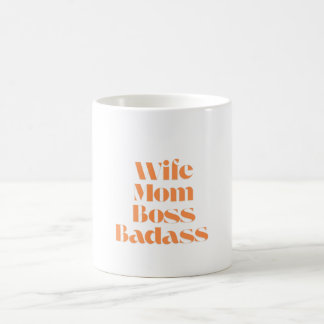 Ehefrau Mama Boss Badass Kaffeetasse