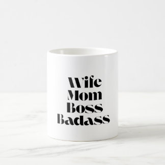 Ehefrau Mama Boss Badass Kaffeetasse