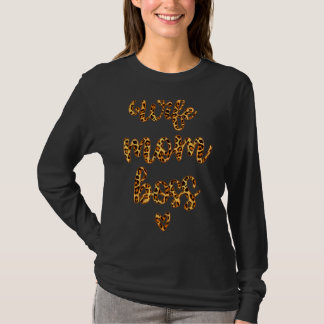 Ehefrau Mama Boss Leopard Print Mother Day T-Shirt
