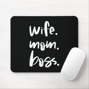Ehefrau Mama Boss Mousepad