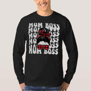 Ehefrau Mama Boss Mutter Leben stolz Sprichwort Mu T-Shirt