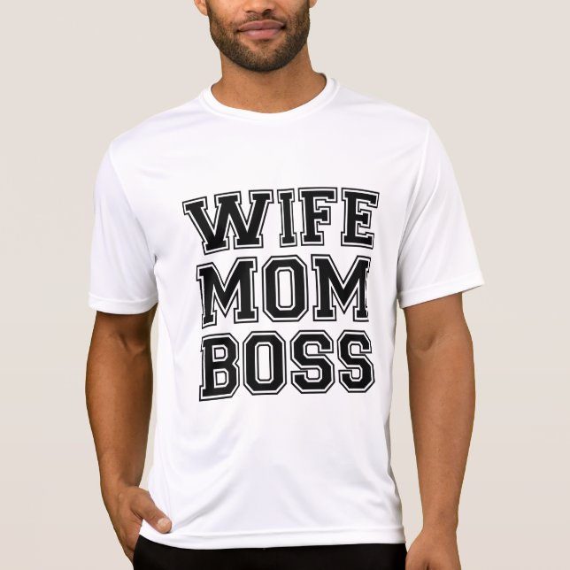 EHEFRAU MAMA BOSS T-Shirt (Vorderseite)
