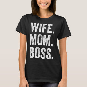 Ehefrau Mama Chef, Muttertagsvorstand für Frauen T-Shirt
