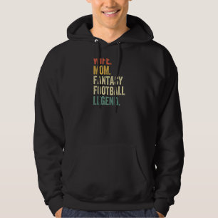 Ehefrau Mama Fantasy Football Legende Mutter Hoodie