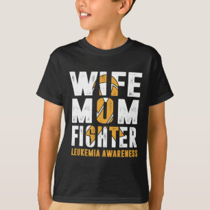 Ehefrau Mama Kampf Leukämie Bewusstsein T-Shirt