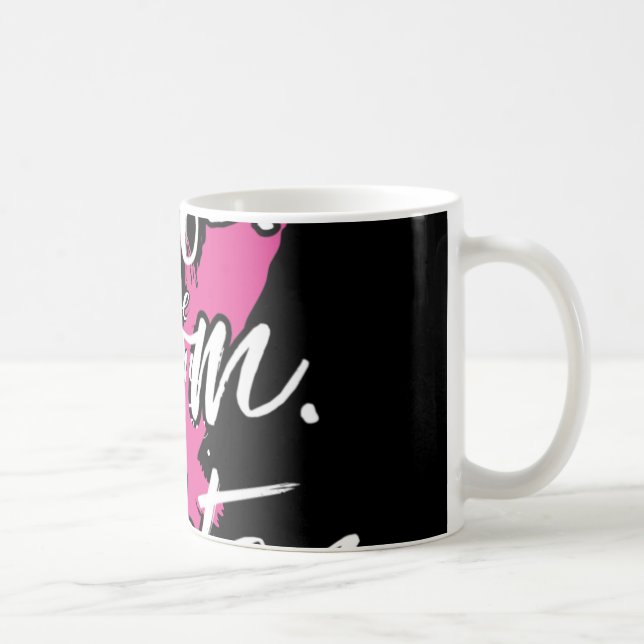 Ehefrau Mama Kämpfen Brustkrebs Patient Pink Aware Kaffeetasse (Rechts)