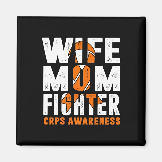 Ehefrau Mama Kämpfen Crps Bewusstsein Magnet (Vorne)