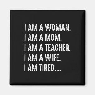 Ehefrau Mama Lehrerin Shirt Niedliche Mama Lehre Magnet