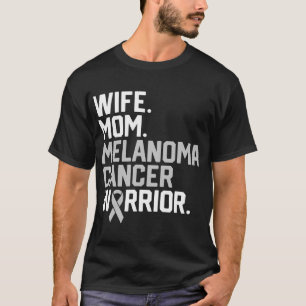 Ehefrau Mama Melanom Krebserkrankung T-Shirt