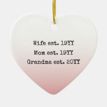 Ehefrau Mama Oma Est etablierte Geschenke für Oma