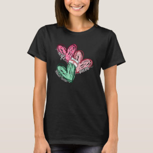 Ehefrau Mama Schule Krankenschwester Leopard Herz  T-Shirt