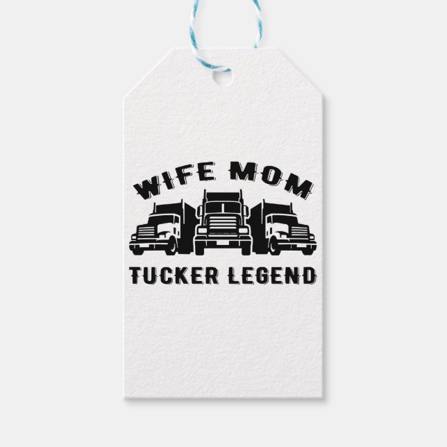 Ehefrau Mama Trucker Legend Quotes Geschenkanhänger (Vorderseite)