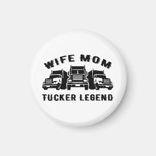 Ehefrau Mama Trucker Legend Quotes Magnet
