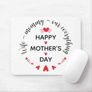 Ehefrau Mami Unser Alles Süße Muttertagsgeschenke Mousepad