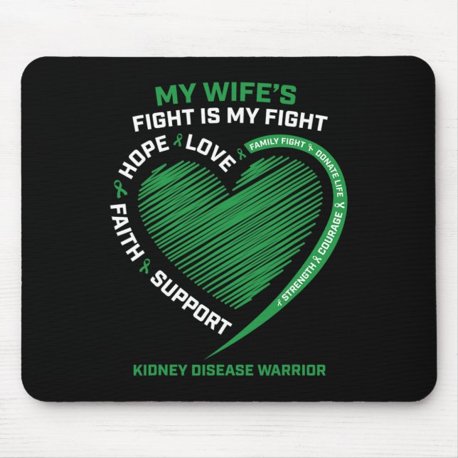 Ehefrau Männer Frauen Gif Mousepad (Vorne)