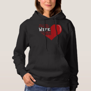 Ehefrau mit Sprichwort bester Freund Team-Partner Hoodie