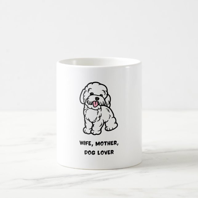 Ehefrau, Mutter, Hundeliebhaberin Kaffeetasse (Mittel)