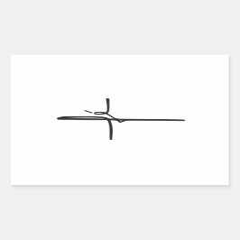 Ehefrau Rechteckiger Aufkleber