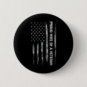 Ehefrau_ stolz Ehefrau eines Veteranen - Amerikani Button