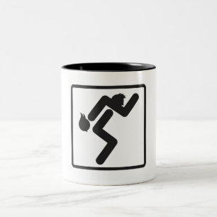 Ehefrau tragende Zwei-Ton Tasse