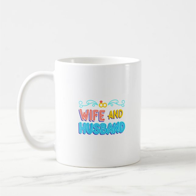 Ehefrau und Ehemann Kaffeetasse (Links)