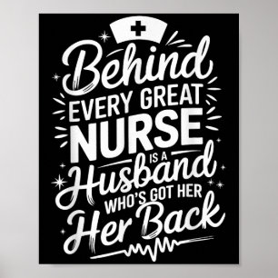 Ehefrau und Pflege von Ehefrauen für Krankenschwes Poster
