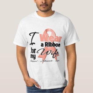 Ehefrau - uterines Krebs-Band T-Shirt