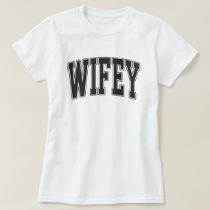 Ehefrau Varsity Athletic Style Damen T-Shirt
