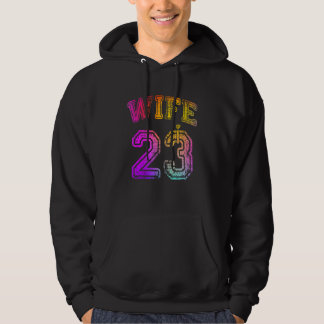 Ehefrau Verlobungsfeier Ehefrau Matching 2023 Hoch Hoodie