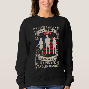 Ehefrau zu sein ist eine Entscheidung, eine Ehefra Sweatshirt