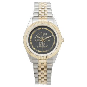 Ehefrau zum 50. Jahrestag der Goldenen Hochzeit 2 Armbanduhr
