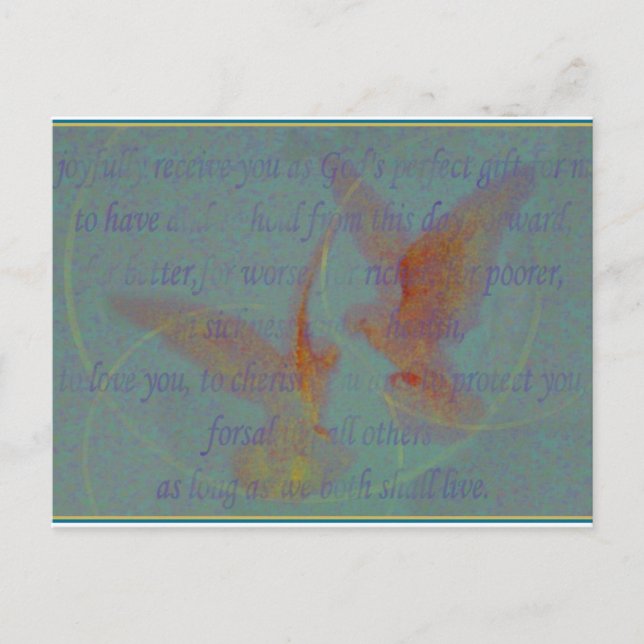 Ehegatten Postkarte (Vorderseite)