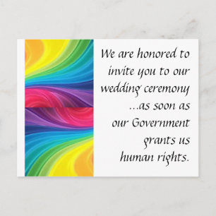 Ehegleichheit Postkarte